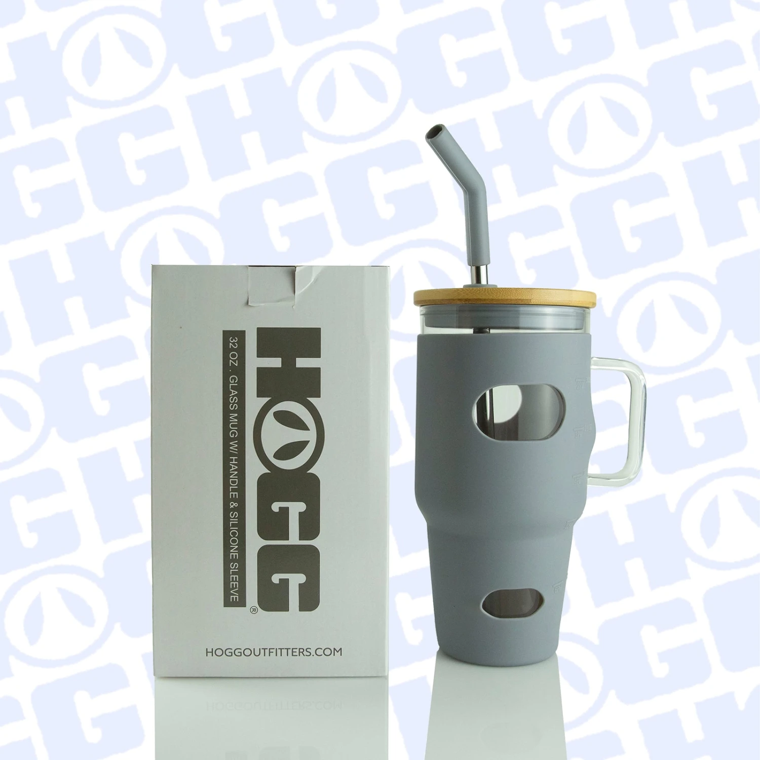 32oz GLASS MUG W/ HANDLE & SLEEVE 19 32oz GLASS MUG W/ HANDLE & SLEEVE – Bild 17