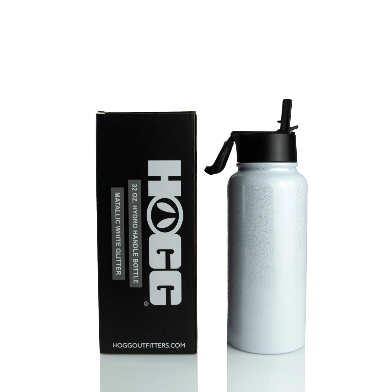 32oz SUBLIMATABLE METALLIC GLITTER HYDRO HANDLE BOTTLE - WHITE 3 32oz SUBLIMATABLE METALLIC GLITTER HYDRO HANDLE BOTTLE - WHITE