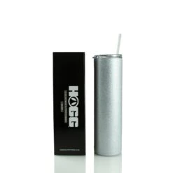 35oz SUBLIMATABLE GLITTER SKINNY TUMBLER - SILVER