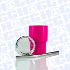 3oz TUMBLER SHOT GLASS 6 PACK - PINK -The Stainless Depot 3OZTUMBLERSHOTSETPINK7