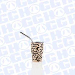 3oz TUMBLER SHOT GLASS - CHEETAH 6 PACK -The Stainless Depot 3SHOTCHEETAH3