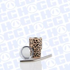 3oz TUMBLER SHOT GLASS - CHEETAH 6 PACK -The Stainless Depot 3SHOTCHEETAH7