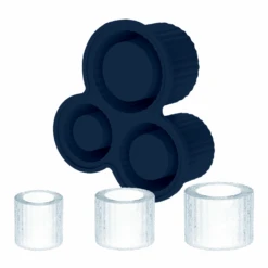 40oz TUMBLER ICE CUBE TRAY - SILICONE ICE MOLD W/ LID -The Stainless Depot 40ICEMOLDBLUE2