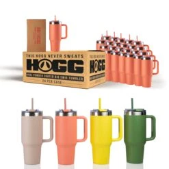 40oz POWDER COATED BIG SWIG TUMBLER CASE (24 UNITS) - PASTEL COLLECTION