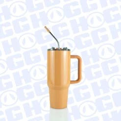 40oz SUBLIMATABLE BIG SWIG TUMBLER - TAN -The Stainless Depot 40SUBBIGSWIGTAN3