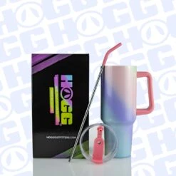 40oz SUBLIMATABLE HOLOGRAPHIC TRAVELER TUMBLER CASE (24 UNITS) - MULTI-COLOR OMBRE -The Stainless Depot 40SUBHOLOMULTI2