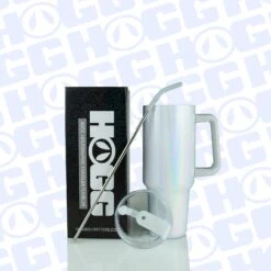 40oz SUBLIMATABLE HOLOGRAPHIC TRAVELER TUMBLER CASE (24 UNITS) - WHITE -The Stainless Depot 40SUBTRAVELERWHITEHOLO2 89b34d39 23a2 4c2c bcc9 36a05ec87cf1