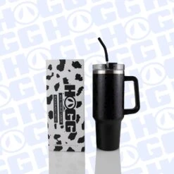 40oz TRAVELER TUMBLER CASE (24 UNITS) - BLACK CHEETAH -The Stainless Depot 40TRAVELERBLACKCHEETAH1 a2d756b4 447d 4705 95a7 655f005d6b91