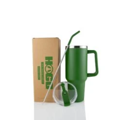 40oz POWDER COATED TRAVELER TUMBLER - HUNTER GREEN -The Stainless Depot 40TRAVELERHUNTER2 7db769e6 57d8 4c72 87db 44a28611f587