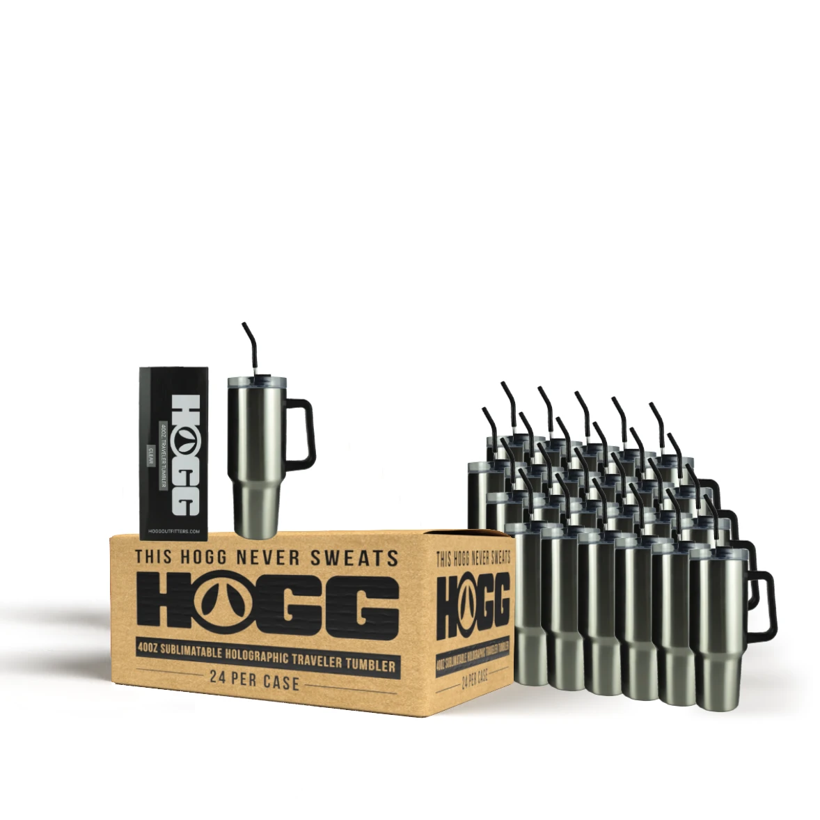 40oz SUBLIMATABLE CLEAR TRAVELER TUMBLER CASE (24 UNITS) 3 40oz SUBLIMATABLE CLEAR TRAVELER TUMBLER CASE (24 UNITS)