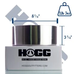 64oz HOGGIE DOGGIE BOWL -The Stainless Depot 64DOGGIE
