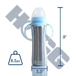 8oz BABY BOTTLES -The Stainless Depot 8BABYBOTTLEB f893810a 74cb 42fc 9b1d a72fc200fc26