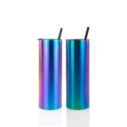 20oz ELECTROPLATED SKINNY EDGE TUMBLER