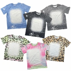 SUBLIMATABLE BLEACHED T-SHIRTS