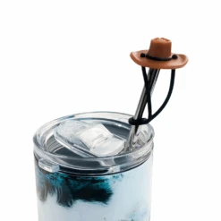 SILICONE STRAW TOPPER - 12 PACK -The Stainless Depot COWBOY HAT STRAW TOPPER 12 PACK 5