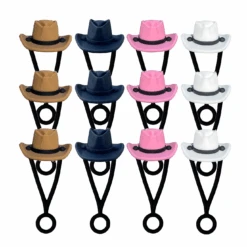 SILICONE STRAW TOPPER - 12 PACK -The Stainless Depot CowboyHatToppers