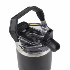 20oz POWDER COATED TRI-SIP TUMBLER (BLACK) -The Stainless Depot HOGG 094