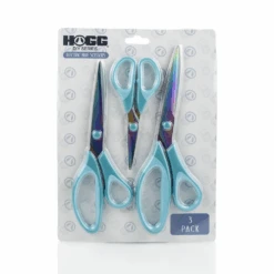 ELECTRIC BLUE CRAFTING SCISSORS (3 PACK)