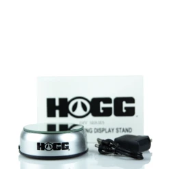 CUP TURNER, 360 DEGREE ROTATING DISPLAY STAND - MIRROR/SILVER