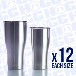 20oz & 30oz MODERN CURVE BUNDLE (24 UNITS) -The Stainless Depot MODERN2030X12