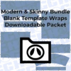 MODERN & SKINNY WRAP TEMPLATE BUNDLE -The Stainless Depot Modern SkinnyBundle Thumbnail