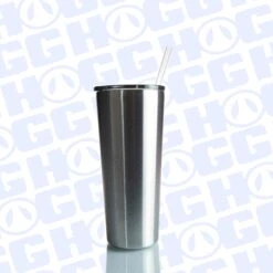 22oz SLIM TUMBLER W/ STRAW -The Stainless Depot SLIM22 ff7557d5 a2bb 44fb 8010 2e44897c0e4c