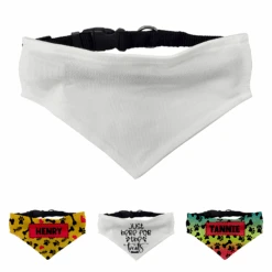 SUBLIMATABLE PET SCARF W/ COLLAR