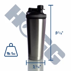 25oz CLASSIC SHAKER BOTTLE - BLACK -The Stainless Depot Screen Shot 2020 01 08 at 12.39.38 PM