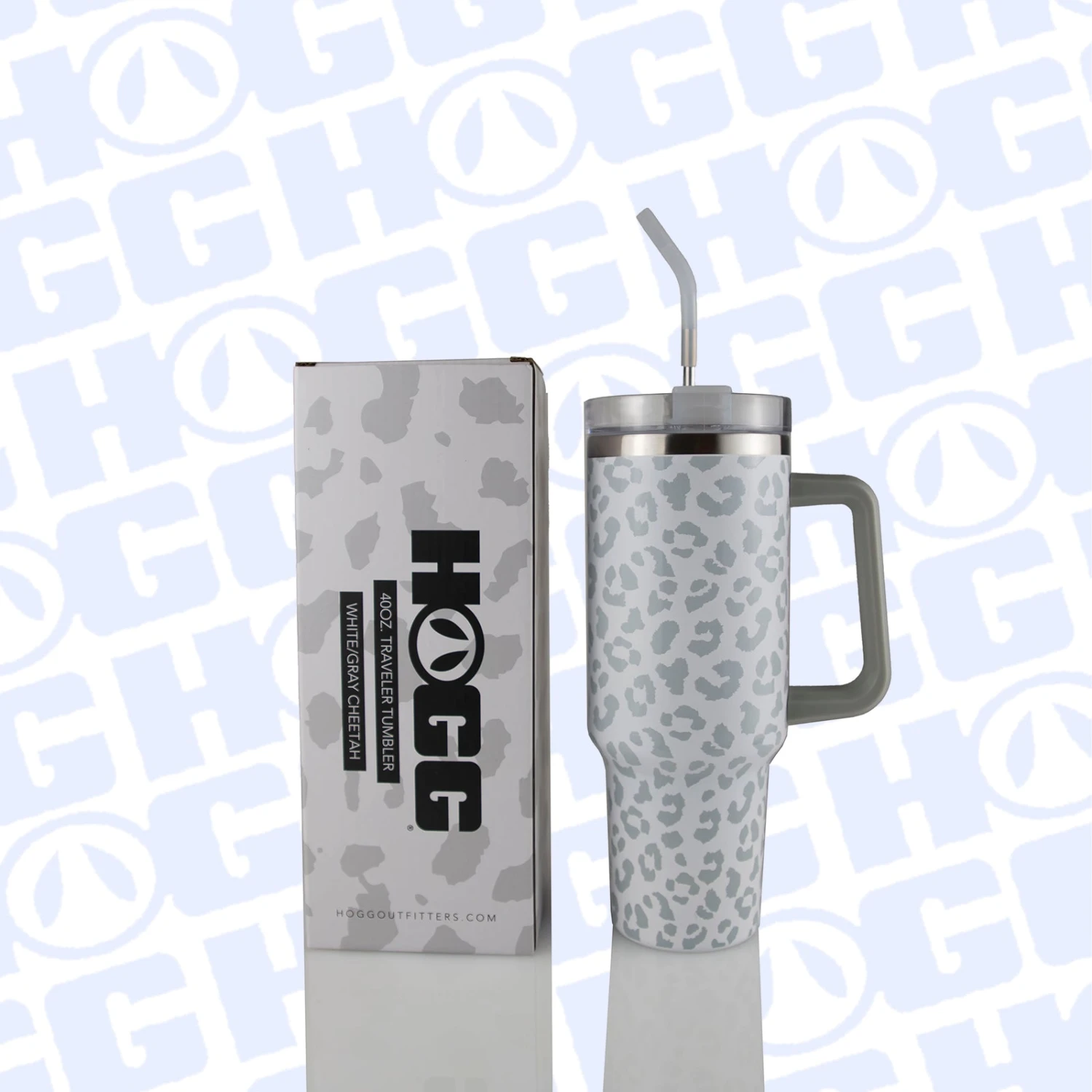 40oz TRAVELER TUMBLER CASE (24 UNITS) - WHITE/GRAY CHEETAH 6 40oz TRAVELER TUMBLER CASE (24 UNITS) - WHITE/GRAY CHEETAH – Bild 4