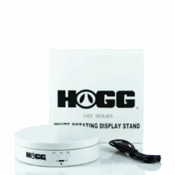 CUP TURNER, 360 DEGREE ROTATING DISPLAY STAND - WHITE