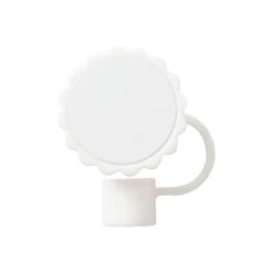 SUBLIMATABLE FLORAL STRAW CAP - 12 PACK -The Stainless Depot XGM01WH