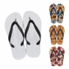 SUBLIMATABLE FLIP FLOPS - BLACK -The Stainless Depot flipflop